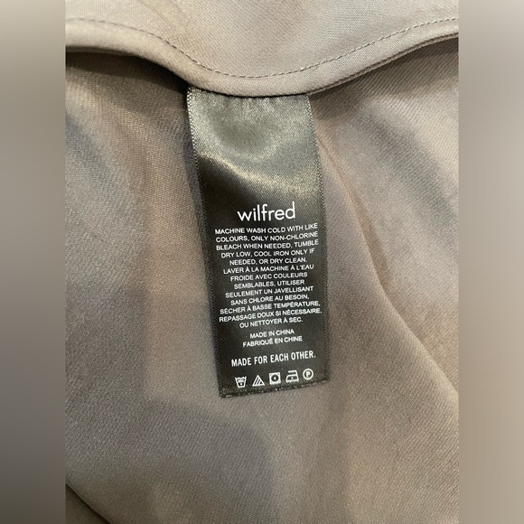 Wilfred Only Slip Satin Midi Dress Size M - Peppercorn Grey - Picture 5 of 6